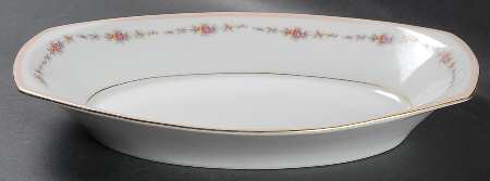 Venetian Rose (3641) 10" Oval Vegetable Bowl