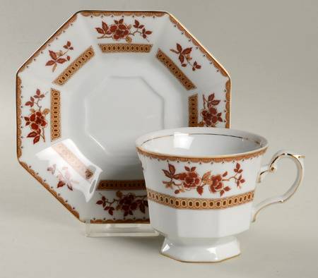 Vignette Footed Cup & Saucer Set