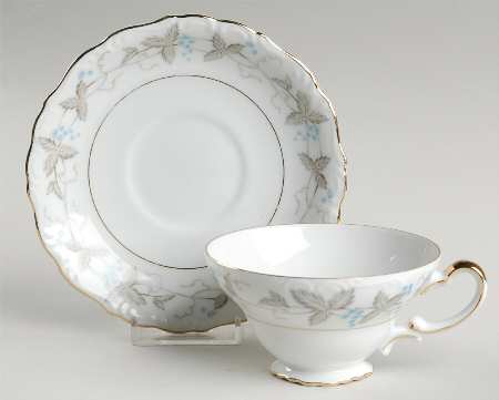 Vintage Footed Cup & Saucer Set
