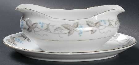 Vintage Gravy Boat with Attached Underplate