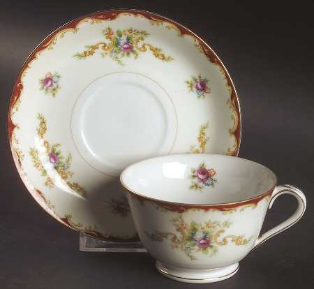 Footed Cup & Saucer Set
