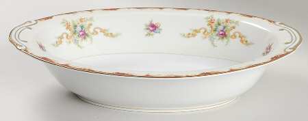 10" Oval Vegetable Bowl