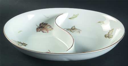 West Wind 10" Oval Divided Vegetable Bowl