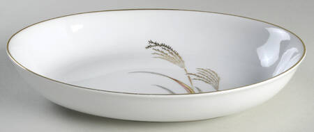 Wheat 9" Oval Vegetable Bowl