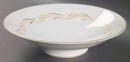 Wheat Garland Round Compote (Height X Width)