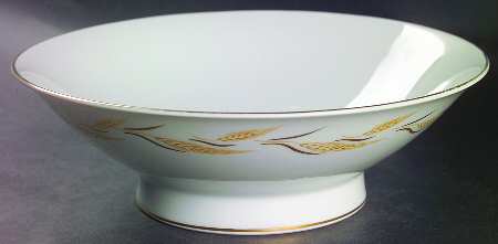 Wheat Garland 8" Round Vegetable Bowl
