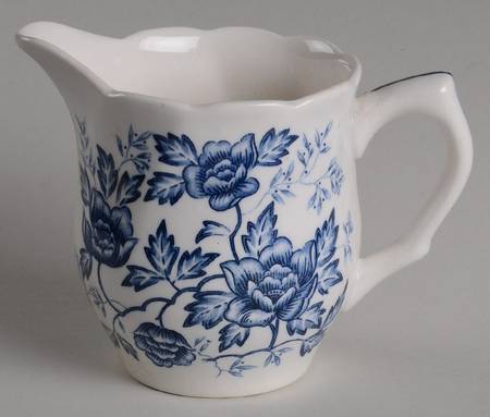 Wisteria Blue and White Creamer