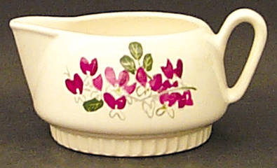 Wisteria (Pink & Burgundy Buds) Gravy Boat