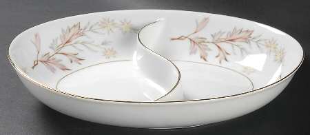 Woodhue 10" Oval Divided Vegetable Bowl