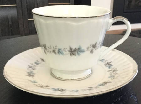 Woodland Footed Cup & Saucer Set
