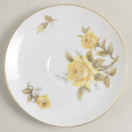 Yellow Rose Saucer
