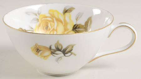 Yellow Rose Flat Cup