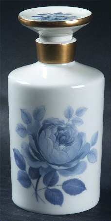 Blue Rose Toilet Water Bottle with Lid