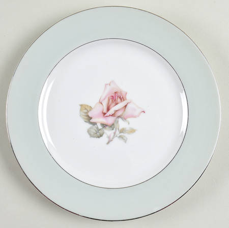 Damask Rose Bread & Butter Plate