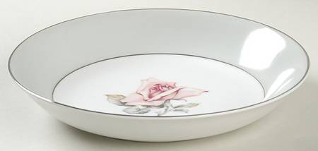 Damask Rose Coupe Soup Bowl