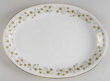 Ivy Ring 14" Oval Serving Platter