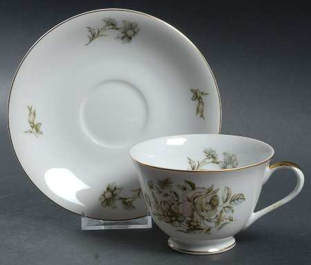Rhine Footed Cup & Saucer Set