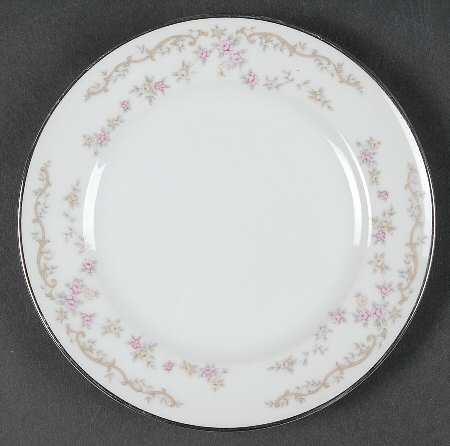 Rose Chintz Bread & Butter Plate