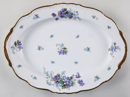 Spring Garden 16" Oval Serving Platter