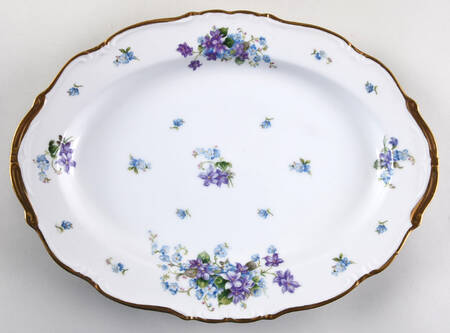 Spring Garden 14" Oval Serving Platter