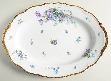 Spring Garden 12" Oval Serving Platter