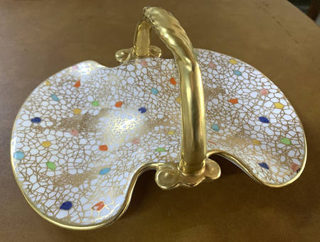 CARNIVAL Handled Candy Dish