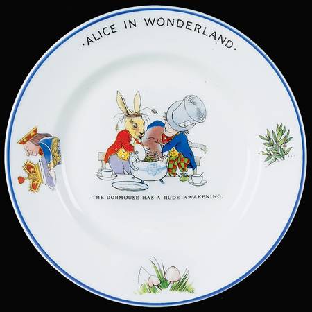Alice in Wonderland Child's Plate
