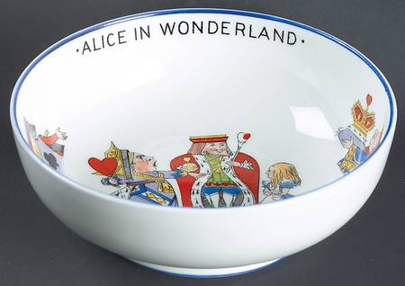 Alice in Wonderland Child's Bowl