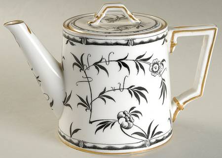 Bamboo Black Small Teapot & Lid