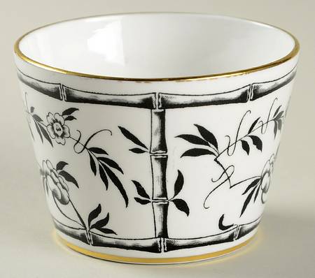Bamboo Black Open Sugar Bowl