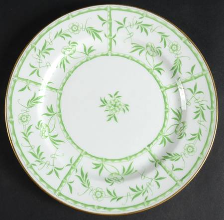 Bamboo Green Luncheon Plate