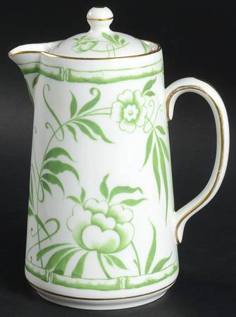 Bamboo Green Hot Water Jug & Lid