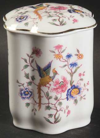 Bird of Paradise Small Covered Jar & Lid