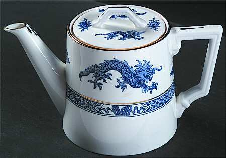 Blue Dragon Mini Teapot & Lid