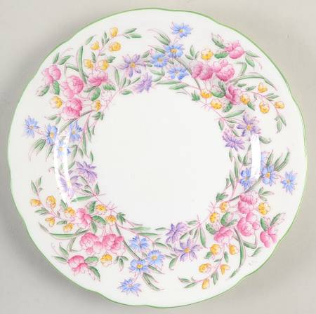 Bridal Rose Dessert/Pie Plate