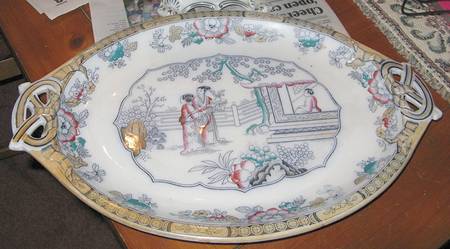 Chinese Underplate for Oval Tureen