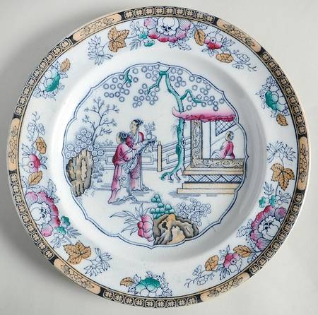 Chinese Luncheon Plate