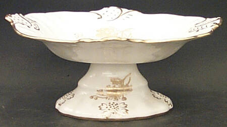 Chrysanthemum Round Compote (Height X Width)