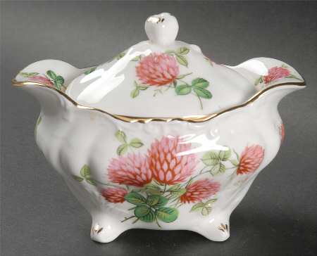 Clover Sugar Bowl & Lid
