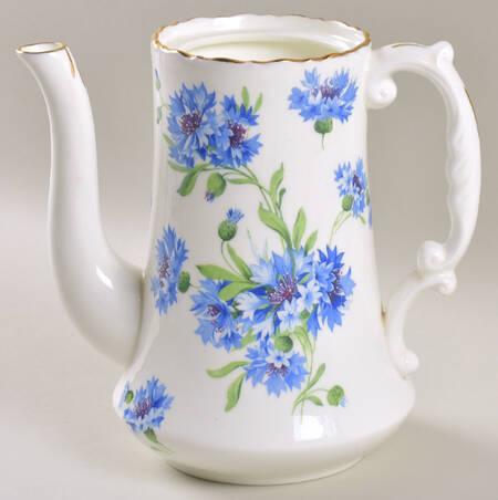 Cornflower Blue Coffee Pot No Lid