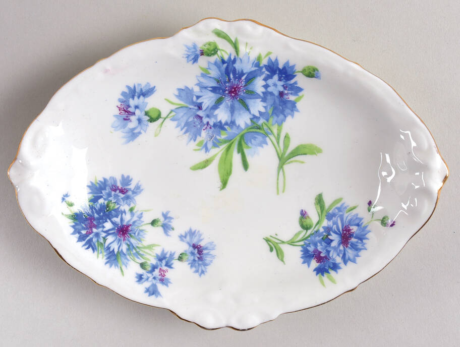 Cornflower Blue Soap Dish