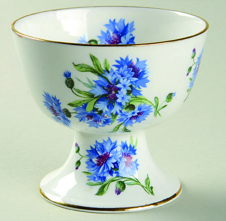 Cornflower Blue China Sherbet