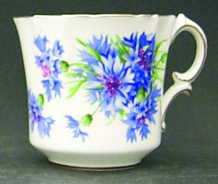 Cornflower Blue Flat Cup