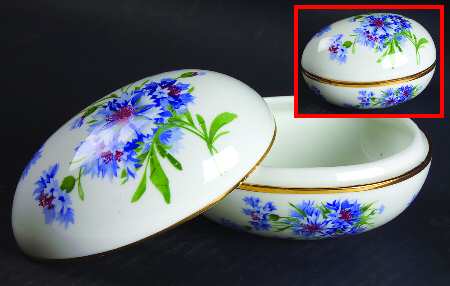 Cornflower Blue Large Egg Box & Lid