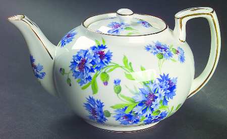 Cornflower Blue Mini Teapot & Lid