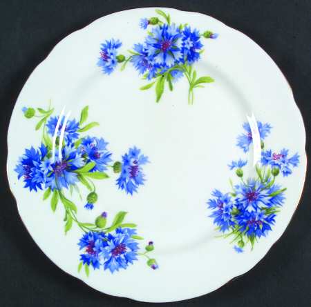 Cornflower Blue Salad Plate