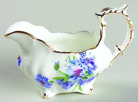 Cornflower Blue Oval Mini Creamer