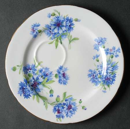 Cornflower Blue Snack Plate