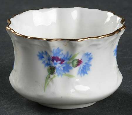 Cornflower Blue Individual Open Sugar Bowl