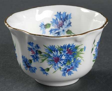 Cornflower Blue Open Sugar Bowl
